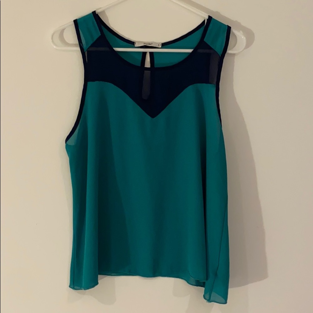 Sheer tank/ blouse from papaya